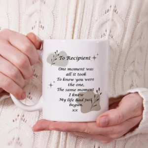 Romantic Poetry Mug - One Moment