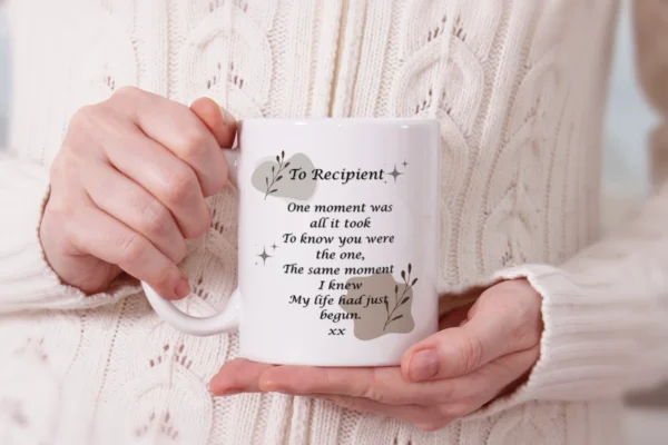 Romantic Poetry Mug - One Moment