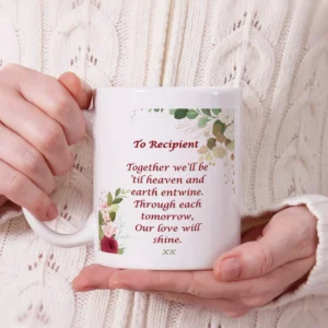 Romantic Poetry Mug - Together We'll be