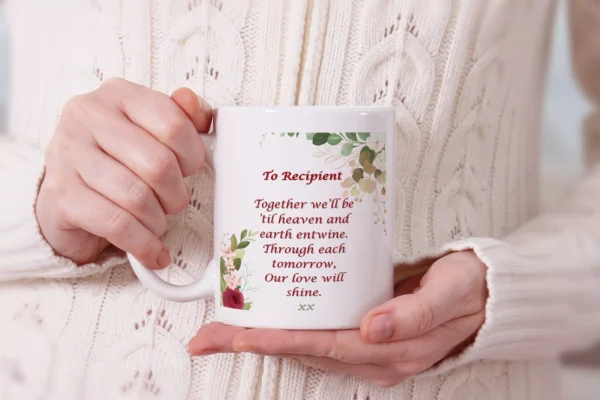 Romantic Poetry Mug - Together We'll be