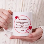 Romantic Poetry Mug - Hearts Entwined