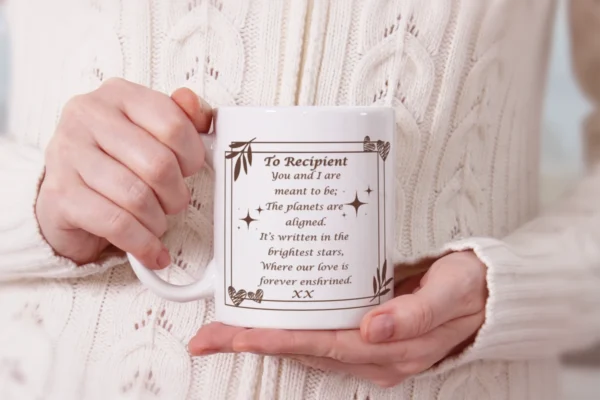 Romantic Poetry Mug - You and I