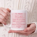 Poetry Mug - You're quite exceptional - Mum