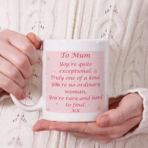 Poetry Mug - You're quite exceptional - Mum