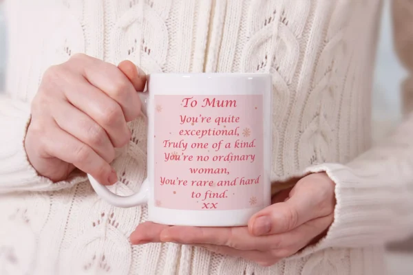 Poetry Mug - You're quite exceptional - Mum