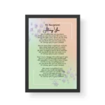 Romantic Poetry Black Framed Print