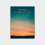 Aluminum Framed Print- Romantic Poetry Gift