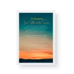 White Framed Romantic Poetry Gift