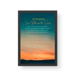 Romantic Poetry Print- Black Framed Gift