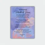 Aluminum Print Gift- Romantic Poetry Frame- Pocketful of Dreams
