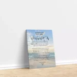 Canvas Print- In memory of - Bereavement Poetry